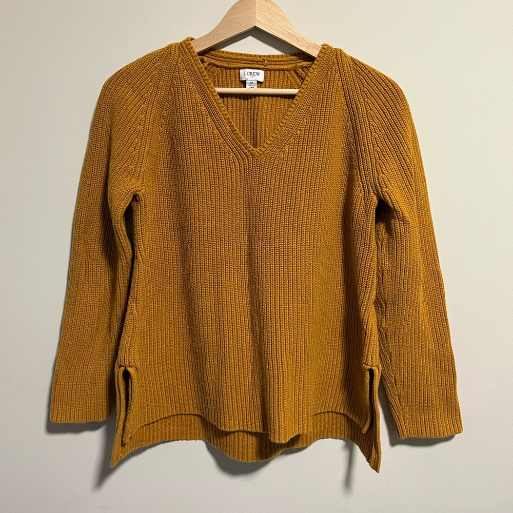 J. Crew Mustard Yellow Sweater